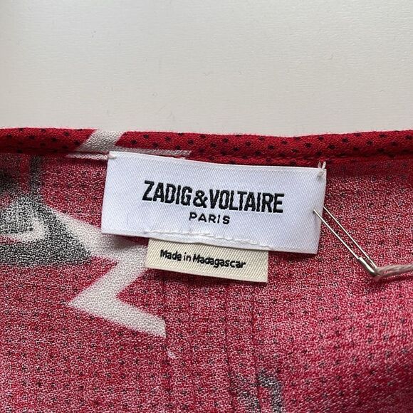 Zadig & Voltaire - Red Remus Guitar Red Midi Dress - Large NWT - Picture 5 of 10